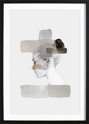 Girl Abstract Poster