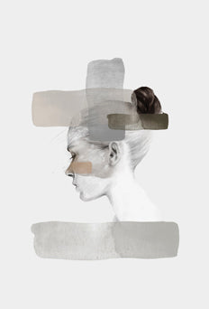 Girl Abstract Poster
