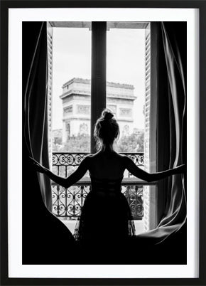 Girl in Paris Poster