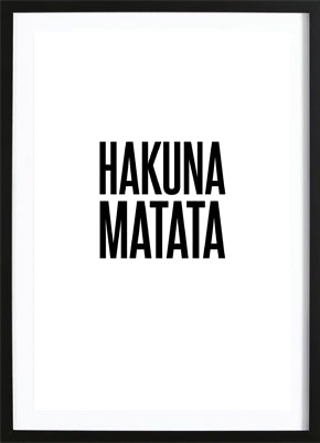 Hakuna Matata Poster