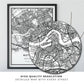 Rotterdam Kaart Poster