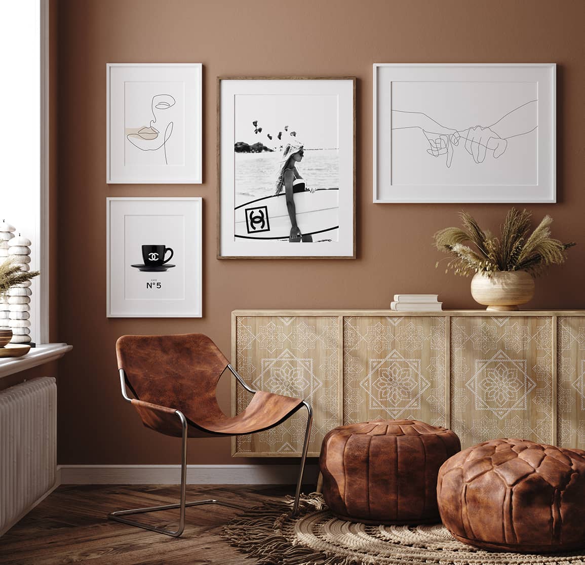 Pinky Swear Abstract Poster