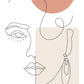 Lady Abstract Poster