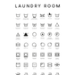 Laundry Symbols Guide Poster