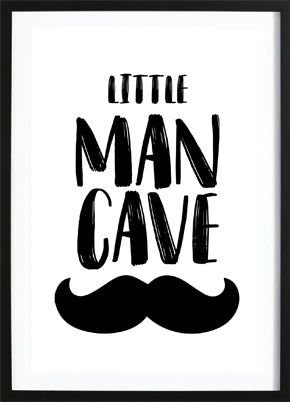 Little Man Cave Poster