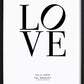 Love Gepersonaliseerde Poster