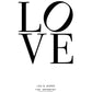 Love Gepersonaliseerde Poster