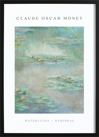 Monet Waterlillies Poster