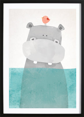 Nijlpaardje Poster