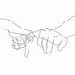 Pinky Swear Abstract Poster