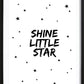 Shine Little Star Poster