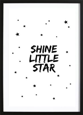 Shine Little Star Poster