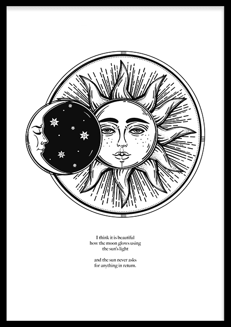 Sun & The Moon Poster