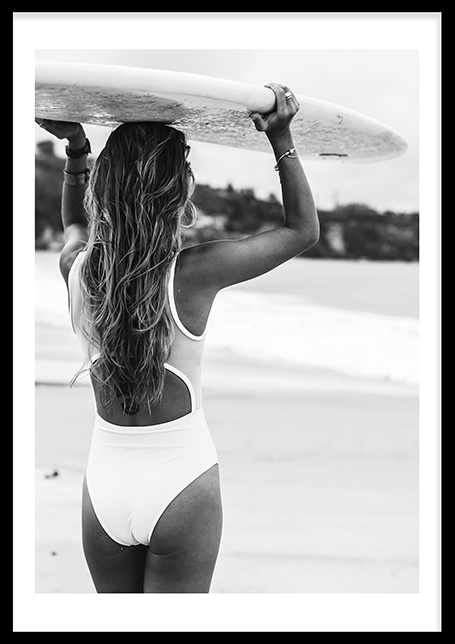 Surfergirl Poster