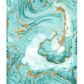 Turquoise Marble Poster