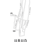 Ubud Kaart Poster