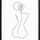 Vrouwen Lichaam Abstract Poster