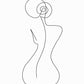 Vrouwen Lichaam Abstract Poster